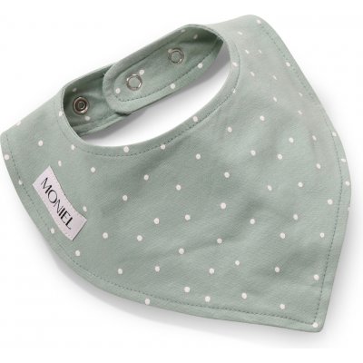 Moniel Dětský slintáček nastavitelná velikost Dots - Mintová – Zboží Dáma