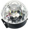 Zrcadlová koule FunPlay Party XC-01 LED disko koule, 6x3W, RGBV, USB, SERVO, MP3 s dálkovým ovládáním