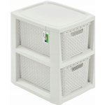 Branq Košík Rattan 19 l antická bílá – Zboží Dáma