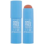 Rimmel London Kind & Free Tinted Multi Stick multifunkční tónovací tyčinka 002 Peachy Cheeks 5 g – Zboží Dáma