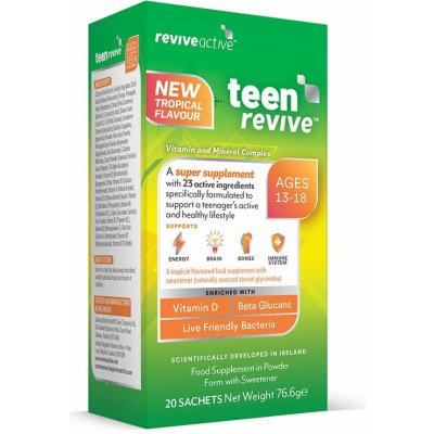 Reviveactive Teen Revive tropical 20 sáčků – Hledejceny.cz