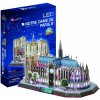 3D puzzle HM Studio 3D puzzle svítící Notre Dame de Paris LED 144 ks