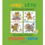 JARO, LÉTO, PODZIM, ZIMA - Kniha samolepek a hádanek – Zboží Mobilmania