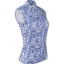 Pure Golf Rise Indigo Jungle Sleeveless Modrá