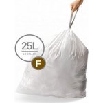 Simplehuman Sáčky 25 L typ F zatahovací 20ks v balení 20µm – Zboží Mobilmania