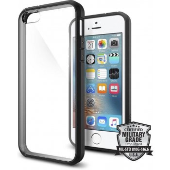 Pouzdro Spigen Ultra Hybrid iPhone SE / 5s / 5 černé