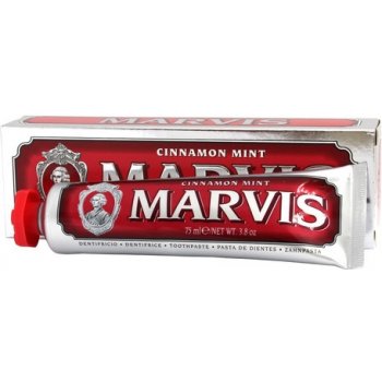 Marvis Cinnamon Mint zubní pasta bez fluoridu 75 ml