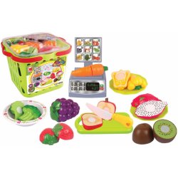 RKToys Nákupní košík zelenina a ovoce