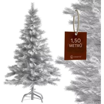 Deuba Umělý vánoční stromeček 150 cm bílý – Zbozi.Blesk.cz