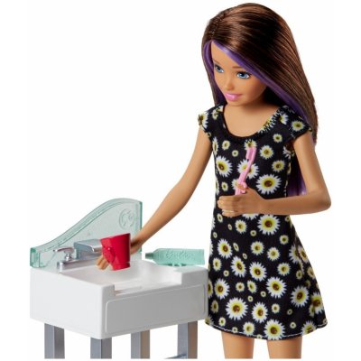 Barbie Chůva herní set v koupelně – Zboží Mobilmania