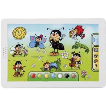 Teddies Mravenečkův tablet plast 30x20x2 cm na baterie se zvukem