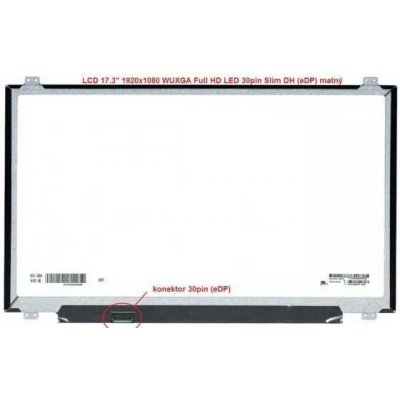 Asus ROG STRIX GL753VE display 17.3" LED LCD displej Full HD 1920x1080 lesklý povrch – Zboží Živě