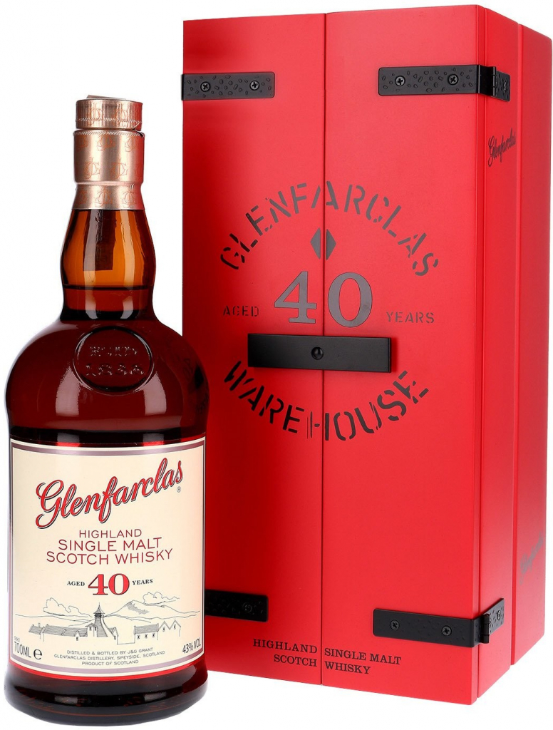 Glenfarclas 40y 43% 0,7 l (kazeta)