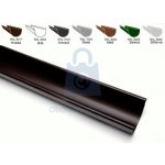 Marley Okapový žlab 125 mm délka 3000 mm 075358 hnědý plastový – Sleviste.cz