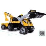 Smoby Traktor s bagrom a nakladačom Builder Max s vlekom na šliapanie – Sleviste.cz