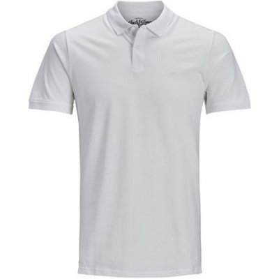 Jack & Jones pánské polo triko Slim Fit JJEBASIC 12136516 white