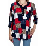 Dámská barevná halenka s dlouhým rukávem Patricia růžová – Zboží Dáma