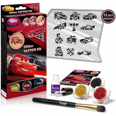 TyToo Glitter Tattoo Disney Cars – Zbozi.Blesk.cz