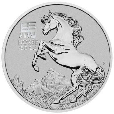 Perth Mint Platinová mince Znamení Koně Čínské znamení 2026 1/10 oz – Zbozi.Blesk.cz