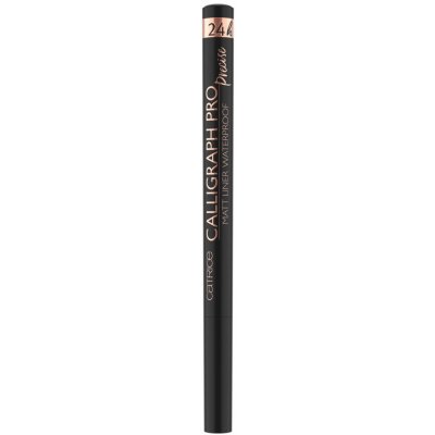 Catrice Calligraph Pro Precise 24h Matt Liner Waterproof oční linky v peru 010 Intense Black 1,2 ml