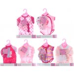 Made Oblečení pro panenku Růžové šaty 42cm – Zboží Mobilmania