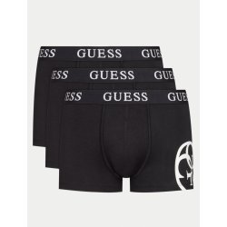 Guess sada 3 kusů boxerek Placed Logo U4RG04 K6YW0 černá