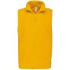 Pánská vesta Kariban microfleecová vesta Melodie žlutá