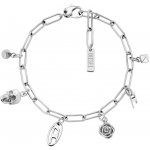 Diesel Moderní ocelový náramek s přívěsky DX1604040 – Hledejceny.cz