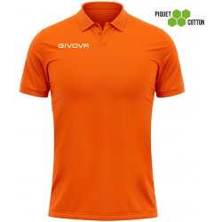 Givova Polo triko Polo Cotone Piquet Summer oranžové