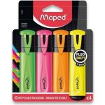 Maped Fluo Peps Max 4 ks – Zboží Živě
