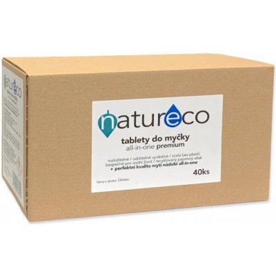 NaturEco tablety do myčky all-in-one premium 40 ks – Zboží Dáma