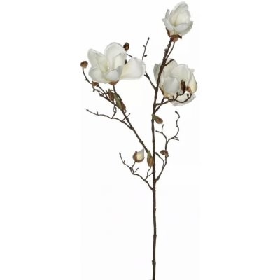 Umělá rostlina Magnolie, 88 cm, barva květu: bílá 1005579