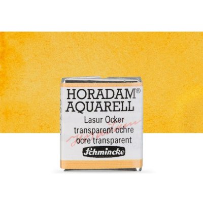 Schmincke Horadam akvarelové barvy v poloviční pánvičce 657 transparentní okrová – Hledejceny.cz