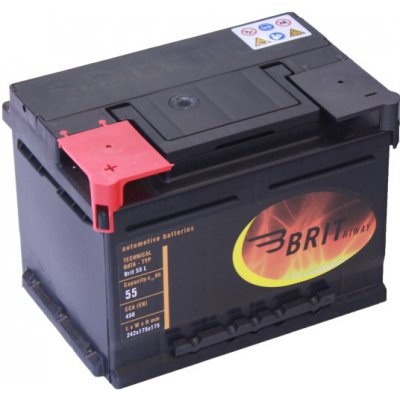 BRIT Hiway 12V 55Ah 480A 12056