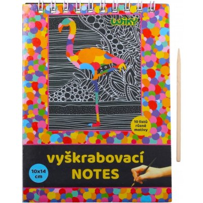 Vyškrabovací notes 011368 14x20cm – Zbozi.Blesk.cz