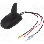 PER.PIC. A00034-05 Anténa; automobilová,SHARK; 15dBi; AM,DAB,FM; 50Ω; černá; 5÷12VDC – Zboží Živě