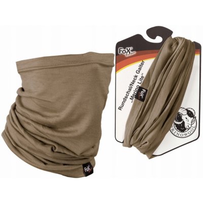 Fox Outdoor Merino Lite multifunkční šátek coyote – Zboží Dáma