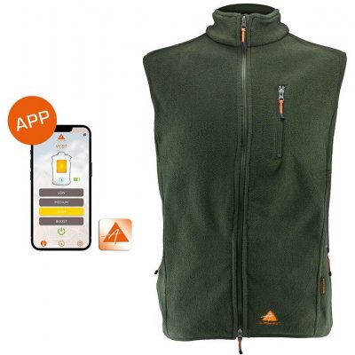 Alpenheat Fire-Fleece ovládání přes aplikaci zelená – Hledejceny.cz