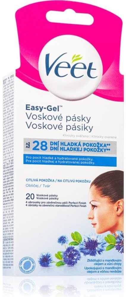 Veet Minima voskové depilační pásky na obličej 20 ks | Srovnanicen.cz