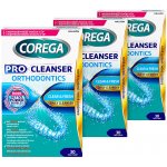 Corega Pro Cleanser Orthodontics čisticí tablety 3 x 30 ks – Hledejceny.cz
