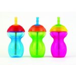 Munchkin Click Lock hrneček s brčkem růžová 296 ml – Sleviste.cz