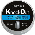 Diabolky JSB Match Diabolo JSB KnockOut Slugs .177/ 4,52mm 400 ks – Sleviste.cz