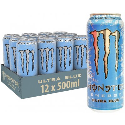 Monster Ultra Blue 12 x 0,5 l – Zboží Dáma