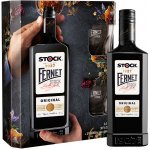 Fernet Stock Original 38% 0,5 l (dárkové balení 2 sklenice) – Hledejceny.cz