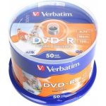 Verbatim DVD-R 4,7GB 16x, AZO, printable, cakebox, 50ks (43533) – Hledejceny.cz