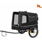 PawHut přívěs pro psy skládací kočárek pro psy s odrazkami rychloupínací voděodolný tkanina oxford ocel 140 x 71 x 83 cm – Sleviste.cz