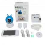 Evolveo Baby Monitor N5 set modrá – Zboží Dáma