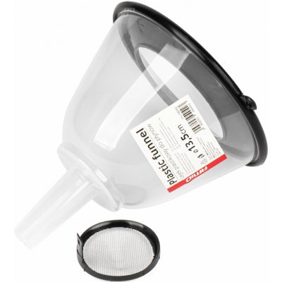 Plastový trychtýř s polovičním krytem a filtrem 13,5 cm AMIO-04042, , , – Zboží Dáma