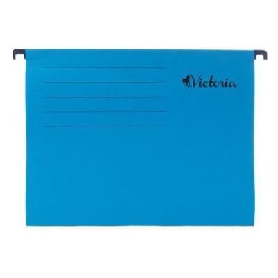 Desky závěsné zakládací Victoria, A4, modré – Zboží Dáma