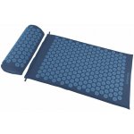 Spokey Akupresurní masážní podložka s polštářem AKU Tmavě modrá – Zboží Mobilmania